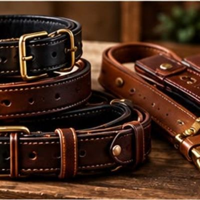 Leather Straps & Belts (illustrative image)